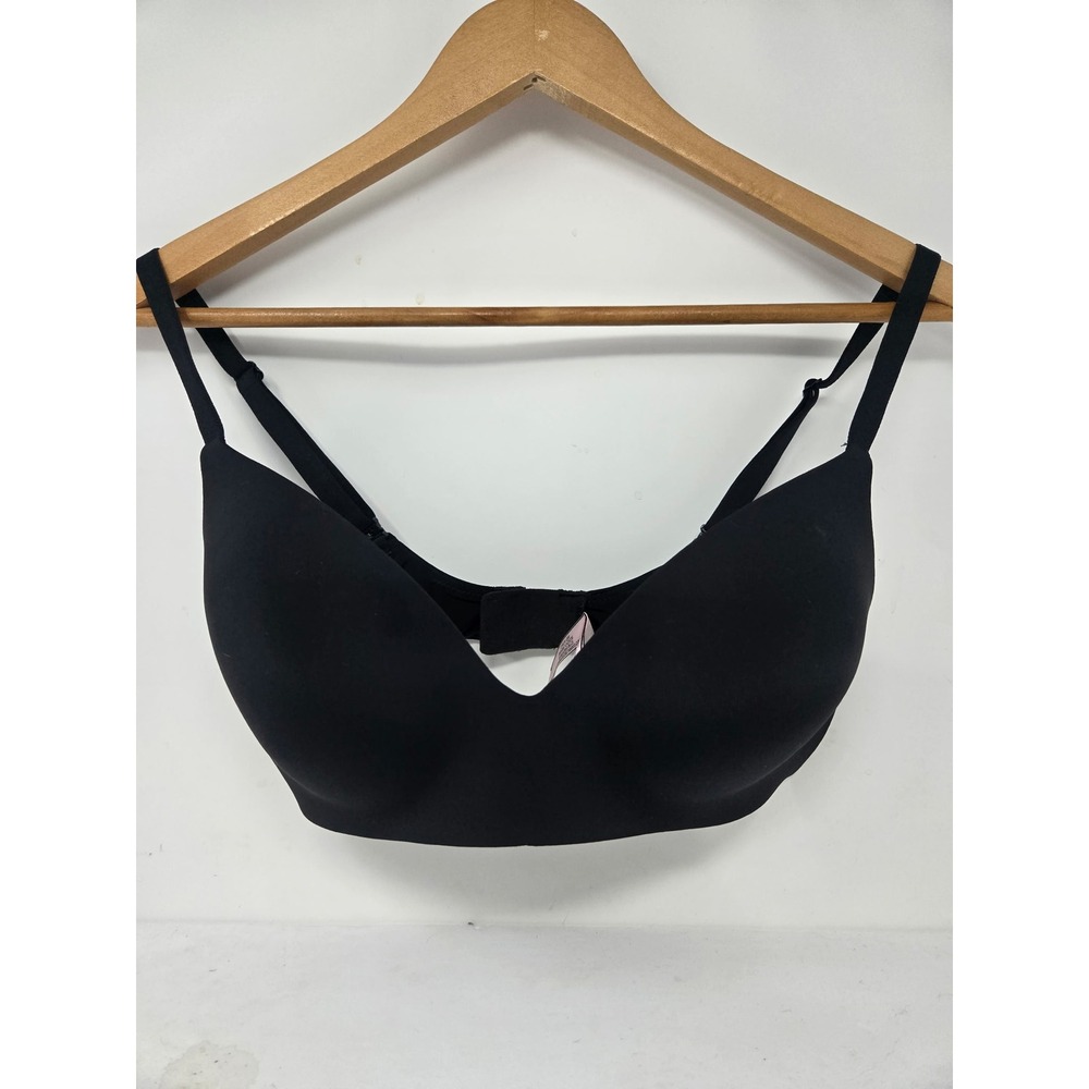 Victoria's Secret T-Shirt Lightly Lined Wireless Bra Black 36D D80